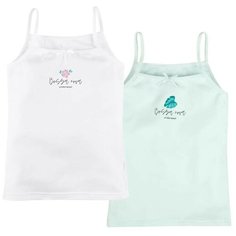 Майка Bossa Nova 2 шт., размер 32, белый/мятный
