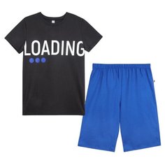 Пижама Bossa Nova размер 152, темно-серый/синий