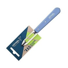 Нож для чистки овощей Opinel №115, деревянная рукоять, нержавеющая сталь, синий, блистер, 001932