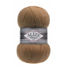 Пряжа для вязания Alize "Superlana TIG", цвет: 499 камель, 570 м, 100 грамм (5 мотков)