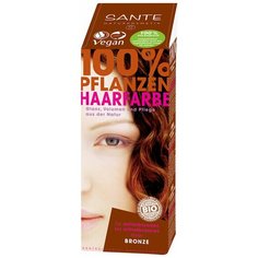Натуральная краска Sante Naturkosmetik 100% Pflanzen Haarfarbe Bronze, 100 г