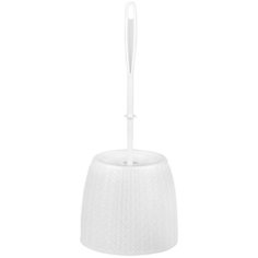 Ершик туалетный Альтернатива Вязаное плетение белый Alternativa
