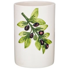 Подставка для кухонных приборов Annaluma оливки 10х16 см (628-711)