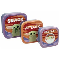 Набор контейнеров для хранения продуктов Funko: Звездные Войны Мандалорец (Star Wars Mandalorian) Дитя (The Child) (UT-SW06487) 3 шт