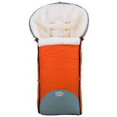 Конверт-мешок Чудо-Чадо в коляску меховой Прайм 92 см терракотовый