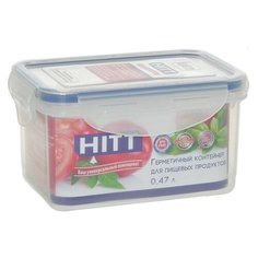 Hitt Контейнер для пищевых продуктов 0.47 л H241012, прозрачный/синий