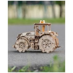 Конструктор деревянный 3D EWA Eco Wood Art "Трактор"
