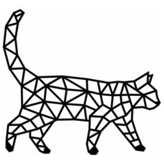 Деревянный интерьерный пазл EWA Designt "Кошка" Eco Wood Art