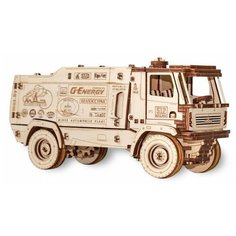 Конструктор деревянный 3D EWA Eco Wood Art "МАЗ-5309RR", 306 деталей