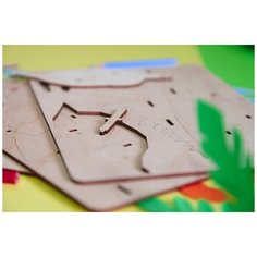 Деревянный конструктор Uniwood "Стегозавр"