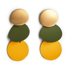 BRADEX Серьги Венето зеленые AS 0974