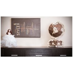 Конструктор деревянный 3D EWA Eco Wood Art "Глобус", 393 деталей