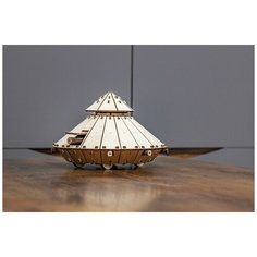 Конструктор деревянный 3D EWA Eco Wood Art "Танк Да Винчи", 363 детали