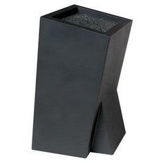 Подставка для ножей квадратная (лапша), черная - TIMA