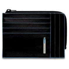Чехол для кредитных карт Piquadro "Blue Square", черный, арт. PU1243B2R/N
