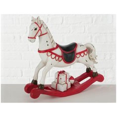 Новогодняя фигурка ЛОШАДКА ФЕДЕРИКА, полистоун, 19 см, Boltze 2002420-boltze