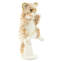 7182 Рыжий кот, игрушка на руку, 30 см Hansa