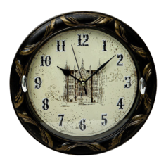 Guterwahl Часы настенные круглые Home art «ТРАДИЦИЯ ЗАМОК» 24,6 см