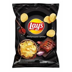 Чипсы Lays картофельные Ребрышки гриль, 90 г