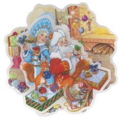 Панно Феникс Present Внучка Деда Мороза 13 x 13 x 3 см