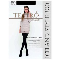 Леггинсы TEATRO Iceland Style, 300 den, размер 4-XL, nero (черный)