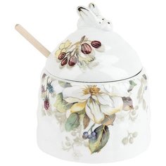 Медовница с ложкой "Шиповник", 300 мл Nouvelle Home