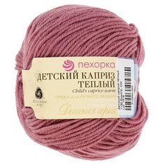 Пряжа Пехорка "Детский каприз тёплый", 125 метров, 10 мотков по 50 грамм, цвет: 1132 виноградный сок