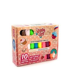 Candy Clay / Набор для лепки / Легкая полимерная глина, 10 ярких цветов / Полимерная глина / Слаймы / Слайм-Глина