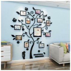 Панно на стену декоративное с фоторамками "Воспоминания" 1.3х1.06 м 5439612 Сима ленд