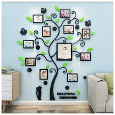 Панно на стену декоративное с фоторамками "Воспоминания" 1.9х1.56 м 5439611 Сима ленд