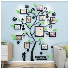 Панно на стену декоративное с фоторамками "Воспоминания" 1.3х1.06 м 5439610 Сима ленд