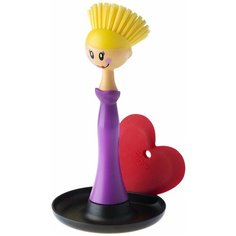 Щетка для посуды Vigar "Dolls", цвет: разноцветный