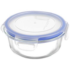 Bekker Контейнер BK-8811, 13.7x13.7 см, прозрачный/синий