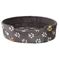 Лежак для собак Trixie "Jimmy" с бортиками, 85x75 см, серый