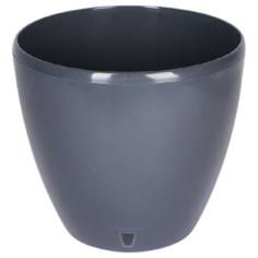 Горшок Santino с автополивом Deco Twin 26.2 x 23.5 см антрацит