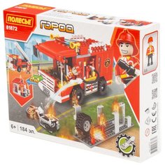 Конструктор Полесье Город 81872 Пожарная часть