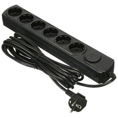 Сетевой фильтр Ippon BK252-16 5м (6 розеток) черный (коробка)