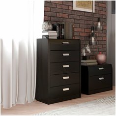 Комод Илона Lazurit Тёмное дерево