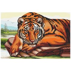 Кристальная мозаика (алмазная вышивка) "фрея" ALVK-66 "Хозяин тайги" 40 х 60 см