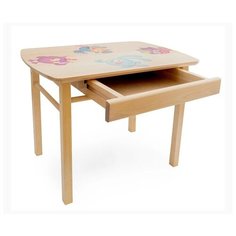 Стол прямоугольный с ящиком детский Смешарики Боровичи Мебель