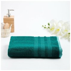 Полотенце махровое DOGUS 70х130 см, морская волна, хлопок 100%, 450г/м2 4879415 Fiesta