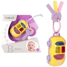 Музыкальная развивающая игрушка Ключики с машинкой FM777-13, Funmuch, со световыми эффектами, звук запуска автомобиля, дверного звонка, открытия, сигнализации, 19х18.5х5 см Play Smart