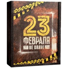Набор "23 Февраля" гель для душа, шампунь виски, мыло, полотенце, мочалка 5116559 Чистое счастье
