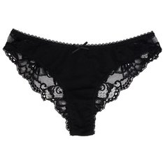 Innamore Трусы слипы кружевные Cremona, размер 5(48), черный