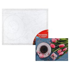 Картина по номерам Рыжий кот Холст с красками, палитра, 40*50 см, Утро мечты (Х-7336)