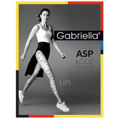 Колготки Gabriella Lips, 20 den, размер 3-M, черный