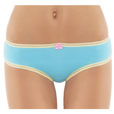 LUI et ELLE Трусы Слипы средней посадки Juliette, размер 2 (S), голубой