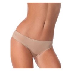 Lormar Трусы iSlip слипы бесшовные низкой посадки, размер 4, бежевый