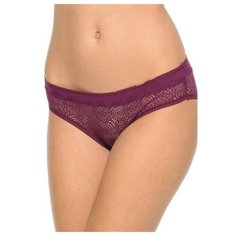 LUI et ELLE Трусы Audrey кюлоты средней посадки кружевные, размер 5 (XL), фиолетовый