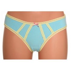 LUI et ELLE Трусы Juliette слипы средней посадки, размер 3 (M), голубой